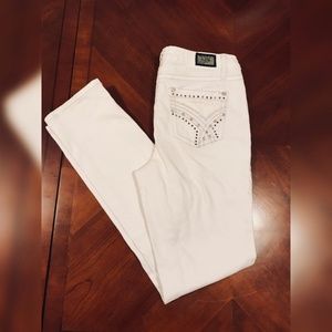 Earl Jeans Embellished White